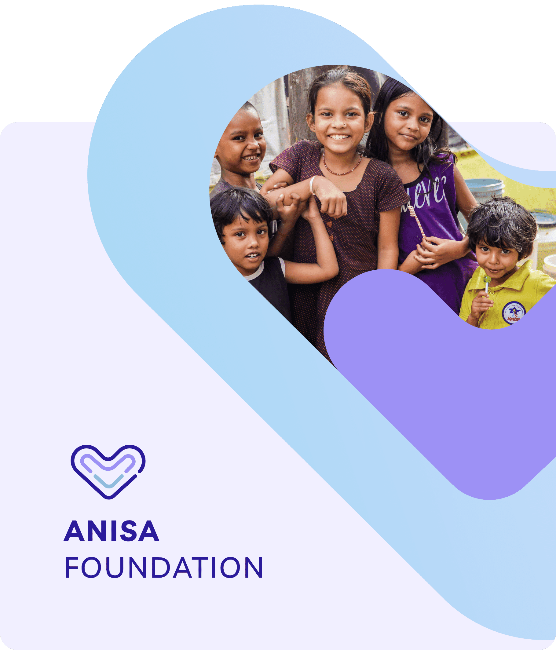 Smiling children supported by the Anisa Foundation, symbolizing targeted charitable initiatives in Gaibandha to uplift the community.