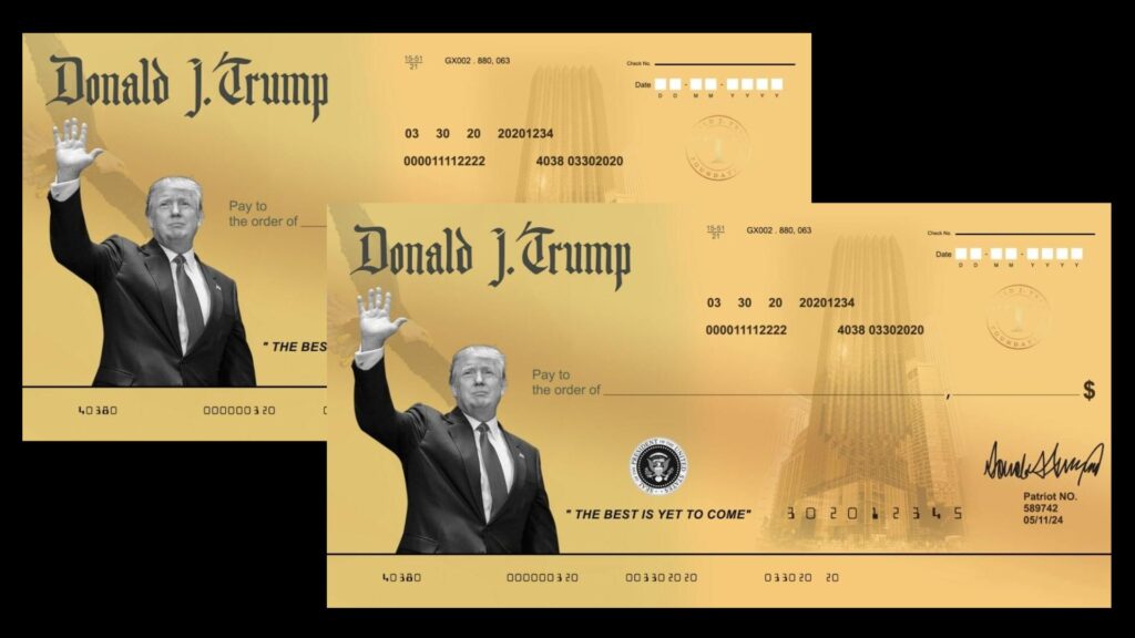 Trump Golden Checks