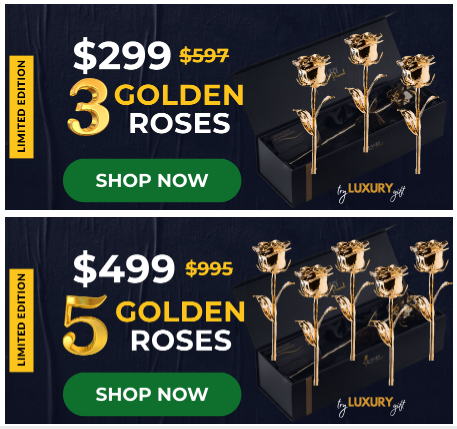 24K Golden Rose scam